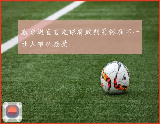 威尔逊直言进球有效判罚标准不一让人难以接受